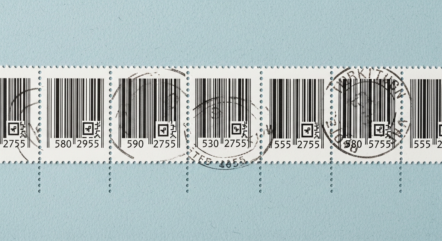 New stamps in barcode